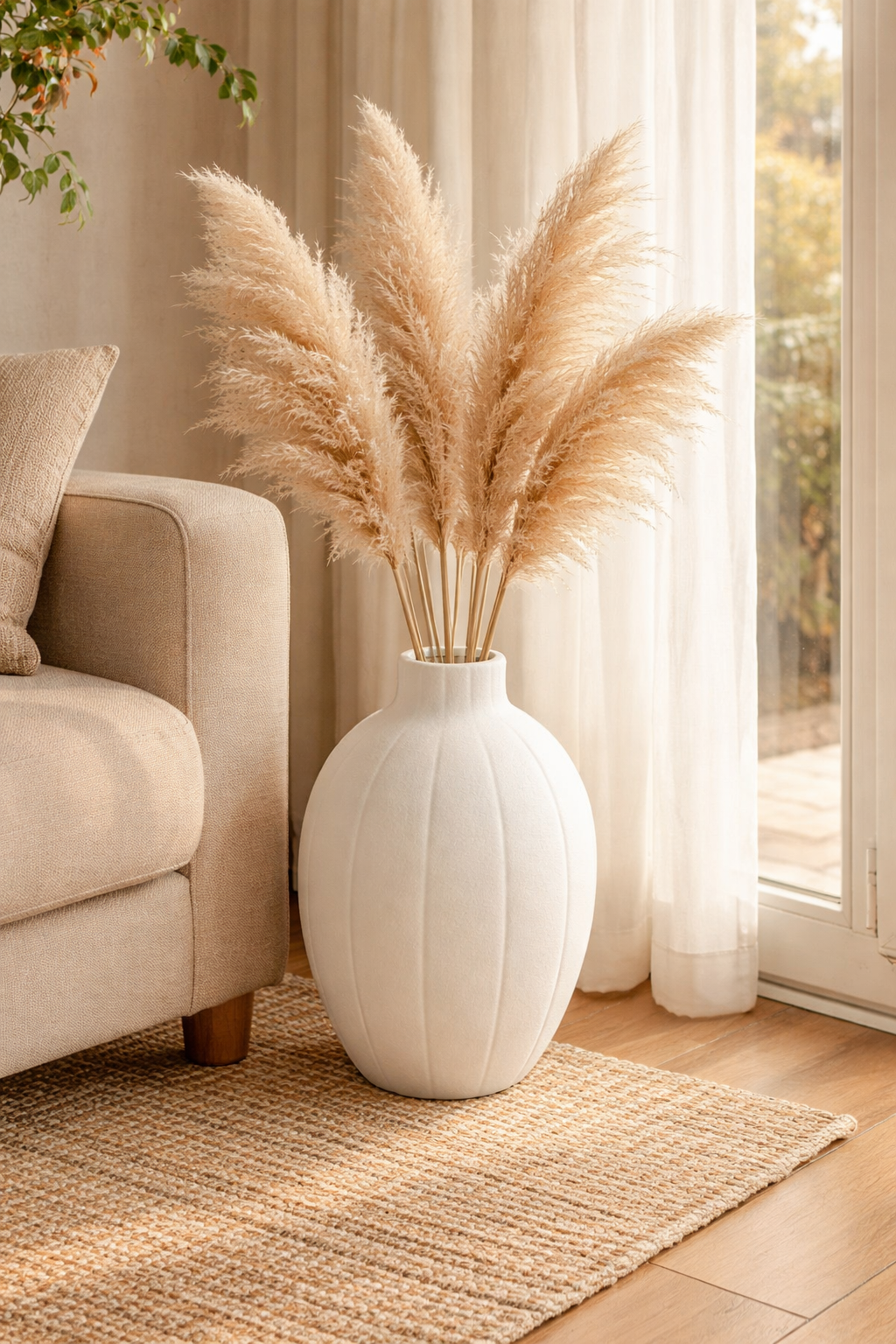 Ethereal Pampas Bloom – Luxury Dried Grass Decor