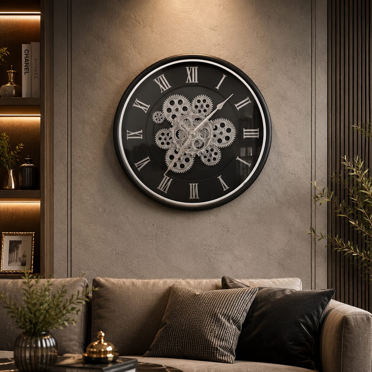 Roman Luxe Wall Clock