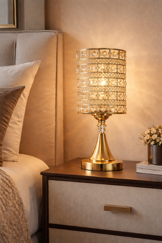 Opulent Glow Table Lamps Pair