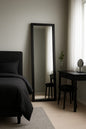 Soft Frame Standing Mirror-White