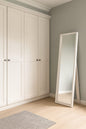 Soft Frame Standing Mirror-White