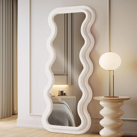 Dune Wave Sculptural Full Length Standing Mirror