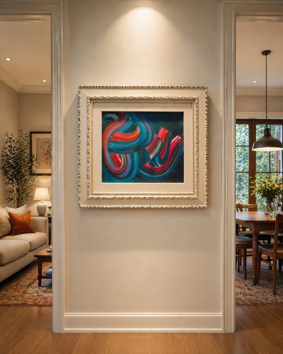 Modern 3D Hand Painted Frame
