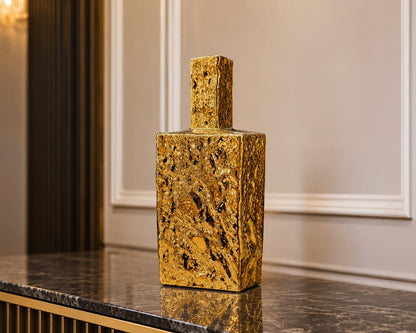 Premium Gold-Plated Ceramic Vase