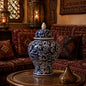 Cultural Crafted Pattern Decorative Jar