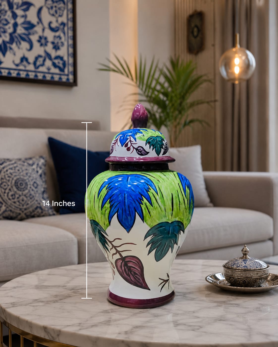 Hand-Painted Candy Jar