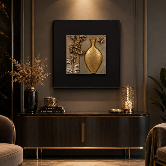 3D Vintage Still-Life Wall Frame