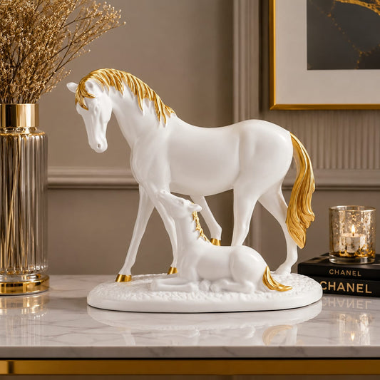 Luxury Horse Figurine Set