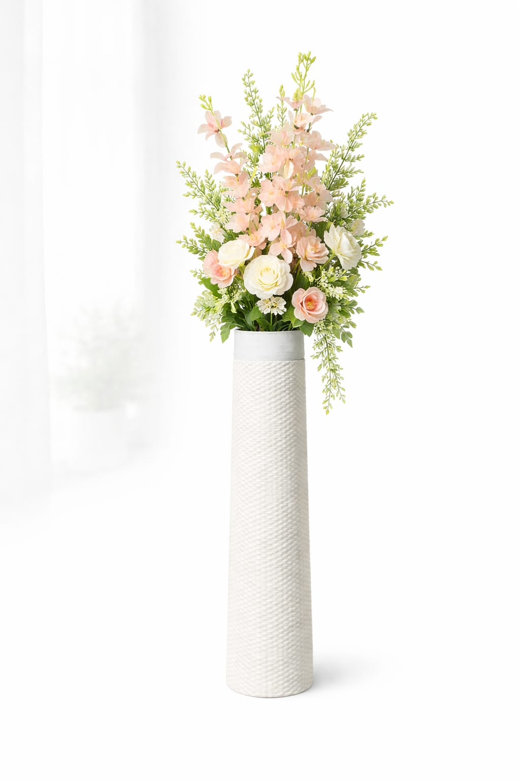Decorative Planter Pot with Flower Arrangement