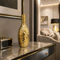 Premium Gold-Plated Ceramic Vase