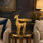 Premium Gold-Plated Ceramic Deer Figurine