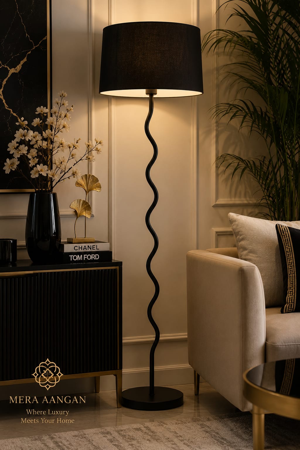 Aurora Wavy Floor Lamp
