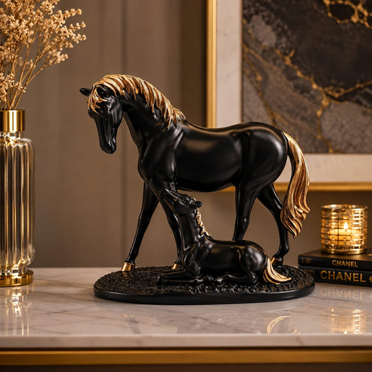 Luxury Horse Figurine Set
