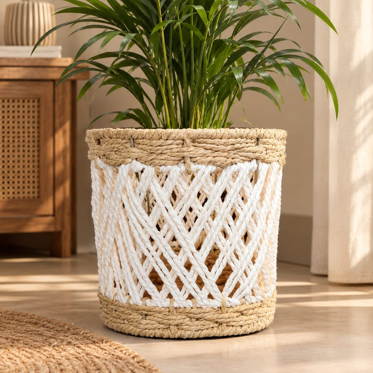 Wooven Planter Basket Pot