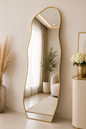 Dolphin Shaped Wall Mirror – Modern Irregular Decorative Mirror